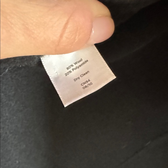 Talbots Elegant Black Trench Coat - Picture 3 of 4